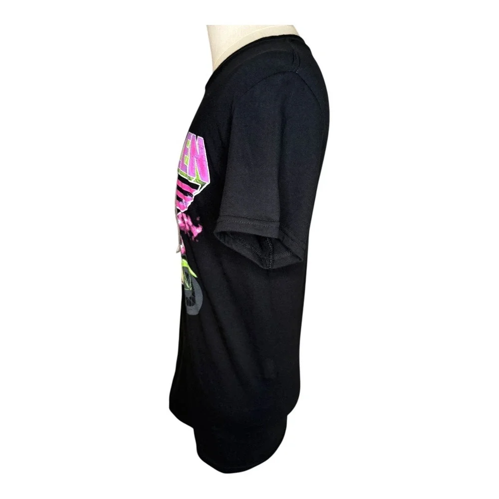 Van Halen Graphic Tee Motorcycle Black Short Sleeve Rock Band T-Shirt Size Small